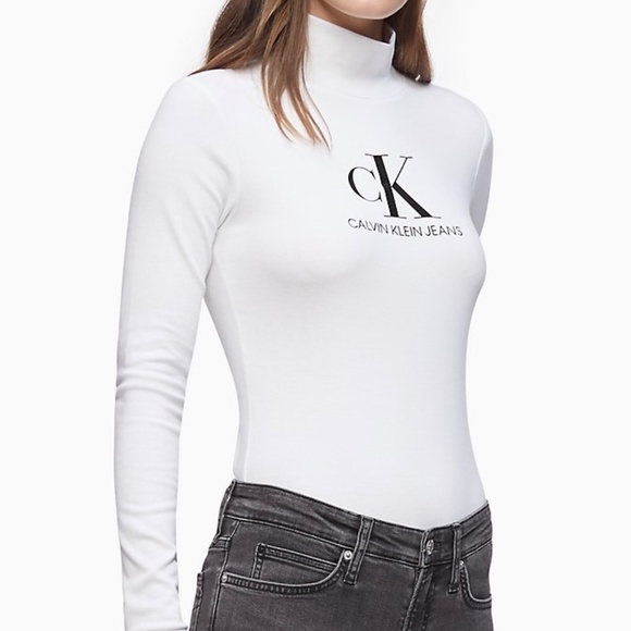 Calvin Klein Performance Tops - Calvin Klein Performance Turtleneck Long sleeve Bodysuit